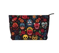 WZYCWB Bolsa de almacenamiento de artículos de aseo con diseño de mapache entre frutas, esencial para organizar cosméticos y productos para el cuidado de la piel., Estampados extravagantes, Talla