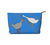 WZYCWB Bolsa de almacenamiento de artículos de aseo con estampado de gallina cantante, esencial para organizar cosméticos y productos para el cuidado de la piel., Ganso gris, Talla única