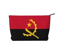 WZYCWB Bolsa de almacenamiento de artículos de aseo con estampado de gallina cantante, esencial para organizar cosméticos y productos para el cuidado de la piel., Bandera de Angola, Talla única