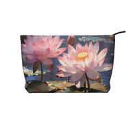 WZYCWB Bolsa de almacenamiento de artículos de tocador con estampado de maracuyá, esencial para organizar cosméticos y productos para el cuidado de la piel., Espléndida flor de loto, Talla única