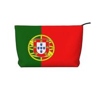 WZYCWB Bolsa de almacenamiento de artículos de tocador con patrón de bandera del estado de Wyoming, esencial para organizar cosméticos y productos para el cuidado de la piel., Bandera de Portugal