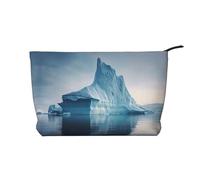 WZYCWB Bolsa de almacenamiento de artículos de tocador con patrón de oveja australiana, esencial para organizar cosméticos y productos para el cuidado de la piel., Icebergs, Talla única