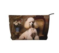 WZYCWB Bolsa de almacenamiento de artículos de tocador con patrón de oveja australiana, esencial para organizar cosméticos y productos para el cuidado de la piel., Poodle, Talla única