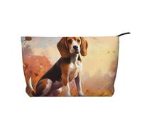 WZYCWB Bolsa de almacenamiento de artículos de tocador con patrón de oveja australiana, esencial para organizar cosméticos y productos para el cuidado de la piel., Nerdy Beagle, Talla única