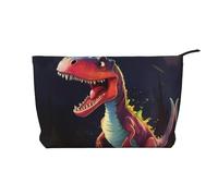 WZYCWB Bolsa de almacenamiento para artículos de aseo con estampado de ballenas asesinas, esencial para organizar cosméticos y productos para el cuidado de la piel., Dinosaurio de boca grande, Talla
