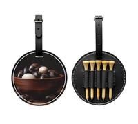 WZYCWB Bolsa de almacenamiento para camisetas de golf con estampado especial de huevos de mil años, diseño de hebilla portátil para colgar