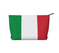 WZYCWB Bolsa de cosméticos de viaje con estampado de bandera de Filipinas, perfecta para viajes de negocios y vacaciones., bandera italiana, Talla única