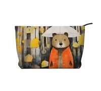 WZYCWB Bolsa de cosméticos de viaje con estampado de perros guapos, perfecta para viajes de negocios y vacaciones., Ilustración de la marmota, Talla única
