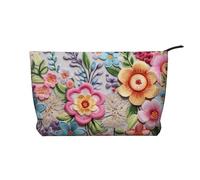 WZYCWB Bolsa de cosméticos de viaje impresa con diseño de insectos, perfecta para viajes de negocios y vacaciones., Si florece pronto., Talla única