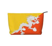 WZYCWB Bolsa de cosméticos de viaje impresa con la bandera de Virginia, perfecta para viajes de negocios y vacaciones., Bandera del Reino de Bután, Talla única