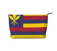 WZYCWB Bolsa de cosméticos de viaje impresa con la bandera de Virginia, perfecta para viajes de negocios y vacaciones., Bandera del Reino de Hawái, Talla única