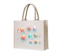 WZYCWB Bolsa de lona tridimensional con estampado de pulpo líquido, adecuada para viajes, trabajo, fitness, camping y transporte en la playa