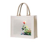 WZYCWB Bolsa de lona tridimensional con estampado de rosas de Dictadura, adecuada para viajes, trabajo, fitness, camping y transporte en la playa