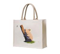 WZYCWB Bolsa de lona tridimensional con estampado Koala in the Sun, adecuada para viajes, trabajo, fitness, camping y playa