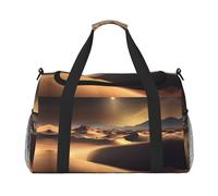 WZYCWB Bolsa de viaje de fitness con estampado de coral de tiburón submarino, perfecta para entrenamiento de yoga, viajes cortos y equipo de natación., Sahara Desert, Talla única