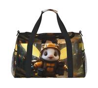 WZYCWB Bolsa de viaje de fitness con estampado de peces Heads Up Fish perfecta para entrenamiento de yoga, viajes cortos y equipo de natación., Abejas trabajadoras, Talla única