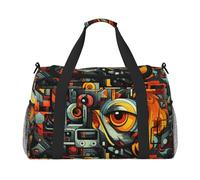 WZYCWB Bolsa de viaje de fitness con estampado de puesto de frutas. Perfecta para entrenamiento de yoga, viajes cortos y equipo de natación., Freak, Talla única