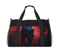 WZYCWB Bolsa de viaje de fitness estampada con diseño de insectos. Perfecta para entrenamiento de yoga, viajes cortos y equipo de natación., Panteras de caza, Talla única