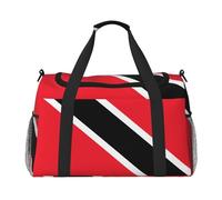 WZYCWB Bolsa de viaje de mano con bandera alemana, bolsa de fin de semana, bolsa de yoga adecuada para fitness y otros escenarios, Bandera de Trinidad y Tobago, Talla única