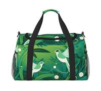 WZYCWB Bolsa de viaje de mano con diseño de gato a rayas, bolsa de fin de semana, bolsa de yoga adecuada para fitness y otros escenarios, Extraño pájaro, Talla única