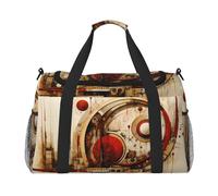 WZYCWB Bolsa de viaje de mano con diseño de gato a rayas, bolsa de fin de semana, bolsa de yoga adecuada para fitness y otros escenarios, Patrones extraños, Talla única