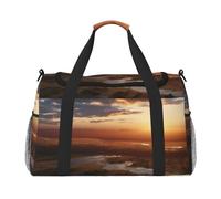 WZYCWB Bolsa de viaje de mano con patrón de cachorro, bolsa de fin de semana, bolsa de yoga adecuada para fitness y otros escenarios, Prairie Sunset, Talla única