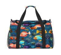 WZYCWB Bolsa de viaje de mano de alpaca avatar, bolsa de fin de semana, bolsa de yoga adecuada para fitness y otros escenarios, Submarine Reef Fish, Talla única