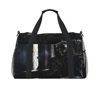 WZYCWB Bolsa de viaje de mano de ciervos de color sólido, bolsa de fin de semana, bolsa de yoga adecuada para fitness y otros escenarios, Sleeping Skeleton Man, Talla única