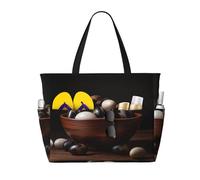 WZYCWB Bolsa de viaje grande con diseño de huevo de mil años para gimnasio, piscina, bolsa de almacenamiento con cremallera