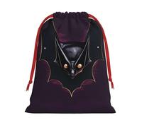 WZYCWB Bolsas de regalo estampadas Black Ghost Bat M, perfectas para bodas, Navidad, cumpleaños y fiestas, S - L