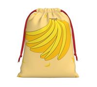 WZYCWB Bolsas de regalo impresas en L con diseño de plátano de dibujos animados, perfectas para bodas, Navidad, cumpleaños y fiestas, S - L