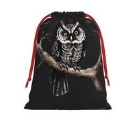 WZYCWB Bolsas de regalo impresas Late Night Owl M, perfectas para bodas, Navidad, cumpleaños y fiestas, S - L