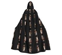 WZYCWB Bonita capa con capucha de búho de Halloween, adecuada para fiestas de carnaval, disfraces de juegos de rol