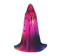 WZYCWB Broken Wall S - Capa con capucha estampada para cosplay, accesorios de fiesta de vacaciones