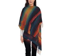 WZYCWB Bufanda de chal con borlas con estampado de amanecer para mujer, un accesorio de moda ideal para tu novia, madre, mejor amiga.