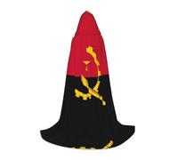 WZYCWB Capa con capucha con estampado de la bandera de Angola | Disfraz de cosplay, accesorio de fiesta de anime de Halloween