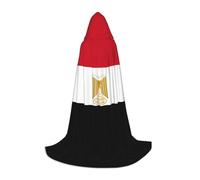 WZYCWB Capa con capucha estampada con bandera egipcia M perfecta para magos y disfraces de juego de rol (S-L)