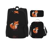 WZYCWB Clever Fox Campus Life - Juego de mochila (3 piezas), mochila escolar + estuche + bolsa de almuerzo, satisface todas las necesidades diarias de los estudiantes