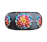 WZYCWB Colorful Candy - Estuche para lápices de gran capacidad, caja de almacenamiento multifuncional, portátil y duradero, para suministros de oficina y escuela, Black, Talla única, Estuche de