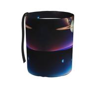 WZYCWB Cosmic Saturn - Cubo de basura colgante para automóvil, cubo de basura plegable para coche, accesorios de caja de almacenamiento para automóvil, adecuado para viajes, SUV, camión, sedán