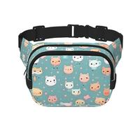 WZYCWB Cute Fox - Riñonera deportiva moderna y moderna, bolsa pequeña de viaje ligera