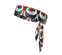WZYCWB Delicious Cakes - Diadema deportiva estampada para hombre y mujer, para jugar a la pelota, correr por la mañana, deportes al aire libre