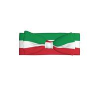 WZYCWB Diadema con lazo de bandera de Italia, accesorios para el pelo para niños, 0-6 meses, lazos para el pelo para recién nacidos, bebés y niños pequeños