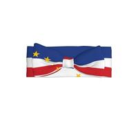 WZYCWB Diadema con lazo para bebé con diseño de bandera de Cabo Verde, accesorio elástico para el pelo, adecuada para bebés de 0 a 6 meses, regalo muy significativo