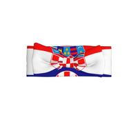 WZYCWB Diadema con lazo para bebé con la bandera de la República de Croacia (0-6 meses), universal para recién nacidos y niños pequeños, imprescindible para una bonita decoración