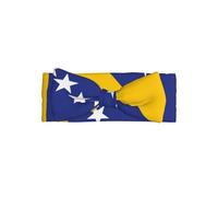 WZYCWB Diadema con lazo para bebé, diseño de bandera de Bosnia y Herzegovina, accesorio elástico para el pelo, adecuada para bebés de 0 a 6 meses, regalo muy significativo