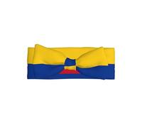 WZYCWB Diadema con lazo para bebé, diseño de bandera de Colombia, accesorio elástico para el pelo, adecuada para bebés de 0 a 6 meses, regalo muy significativo