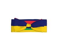 WZYCWB Diadema con lazo para bebé, diseño de bandera de Mauricio, accesorio elástico para el pelo, adecuada para bebés de 0 a 6 meses, regalo muy significativo
