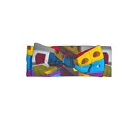 WZYCWB Diadema de lazo para bebé con bloques de construcción coloridos, accesorios para el cabello, adecuada para bebés de 0 a 6 meses, regalo muy significativo