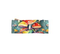 WZYCWB Diadema de moño para bebé con diseño de hongos de colores bonitos, accesorios para el cabello, adecuada para bebés de 0 a 6 meses, regalo muy significativo